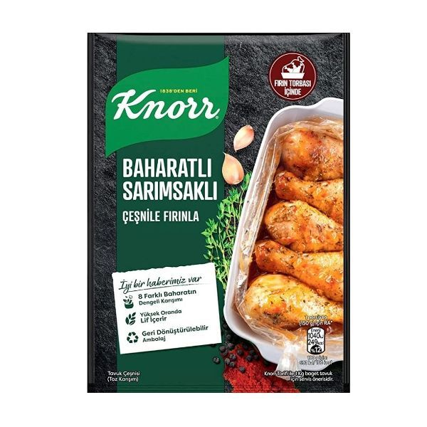Knorr Herbs & Garlic Mix with Oven Bag 34gr